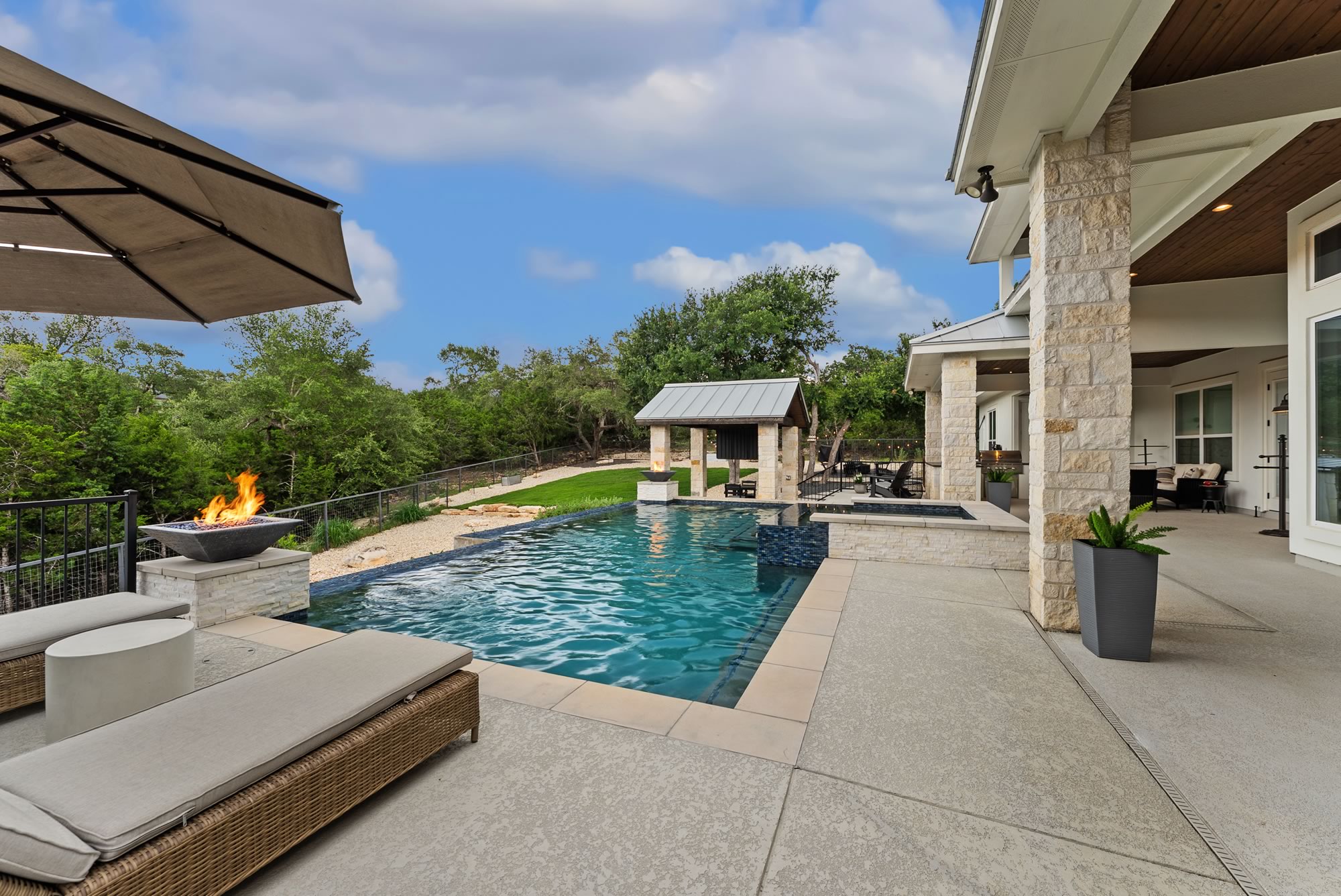 custom home in Comal County Texas