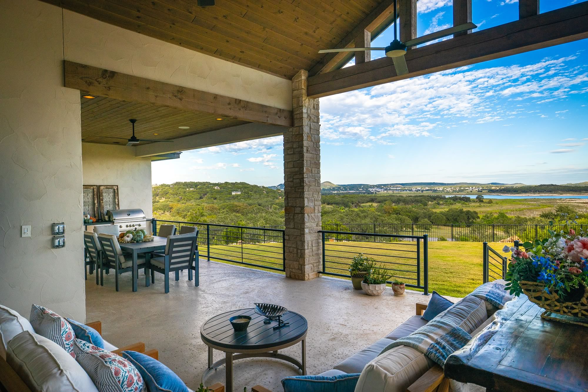 Texas Hill Country custom home exterior