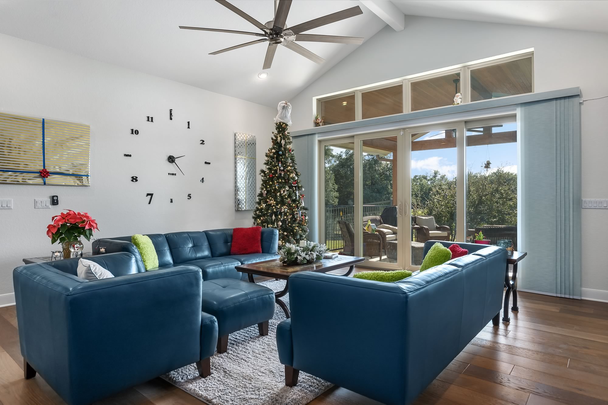 new custom home great room